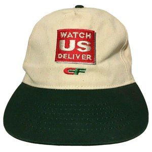 Vtg CF Consolidated Freightways Trucking Company Hat Snapback